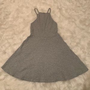 Grey skater dress